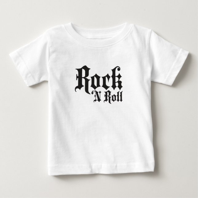 "Rock N Roll" Baby T-Shirt (Front)
