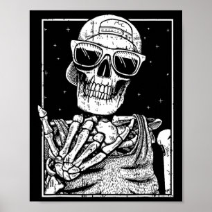 Rock N Roll Band Lazy Halloween Costume Rocker Mus Poster