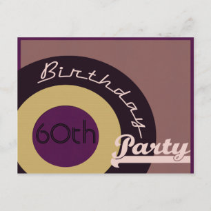 Rock n' Roll Birthday Invitation