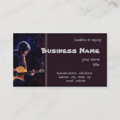 Rock n Roll Business Card Template