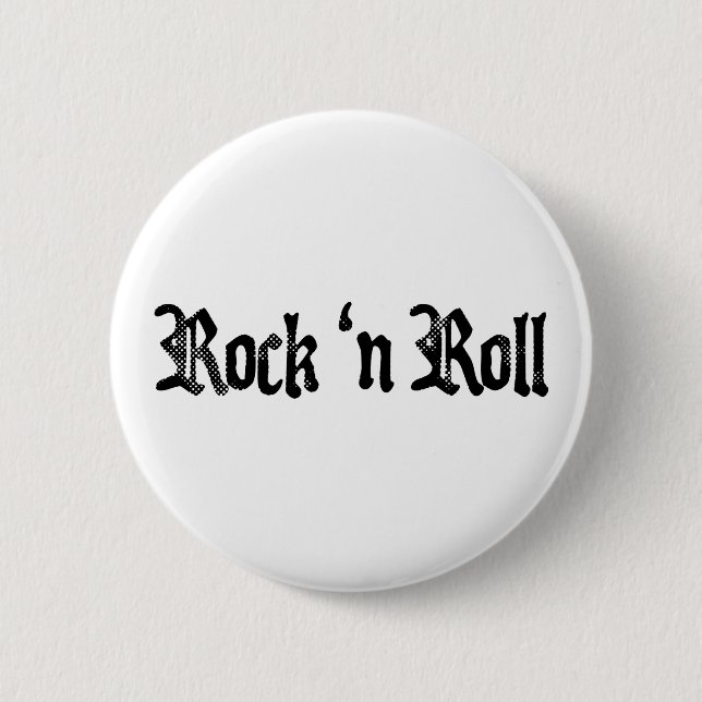 rock n roll button (Front)