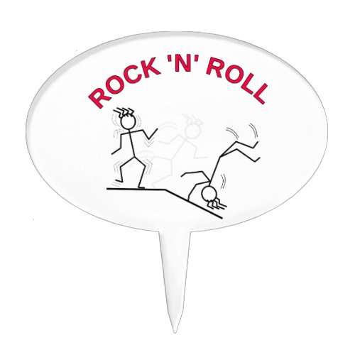 Rock N Roll Cake Topper