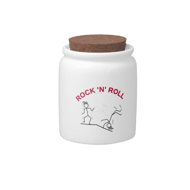 Rock 'N' Roll Candy Jar (Front)