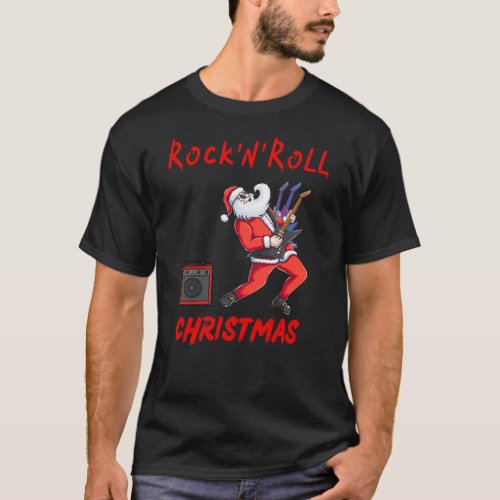 Rock_N_Roll Christmas T_Shirt