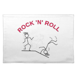 Rock 'N' Roll Cloth Placemat