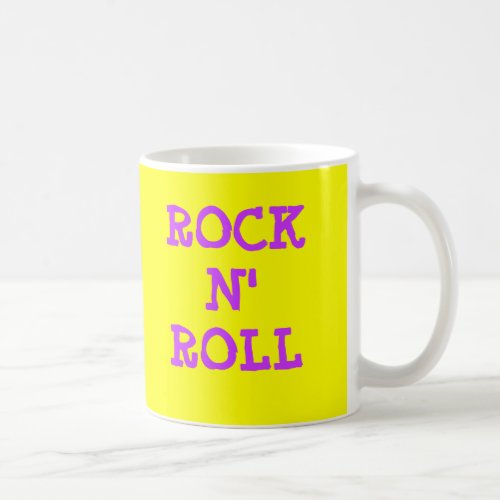 ROCK N ROLL COFFEE MUG