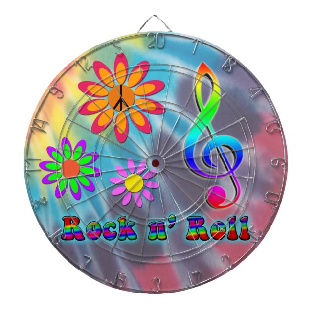 Rock n' Roll Dart Board (Front)