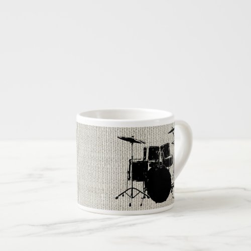 Rock n Roll Drums Espresso Cup