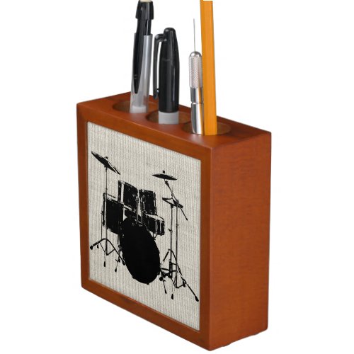 Rock n Roll Drums Pencil Holder