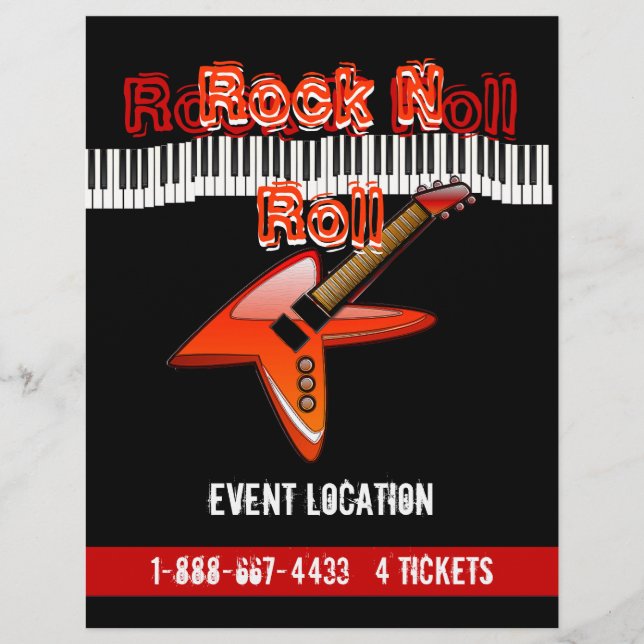 Rock N Roll Flyer (Front)