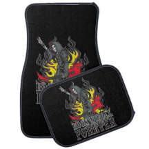 Rock N Roll Forever Grim Reaper Auto Floor Mat Set