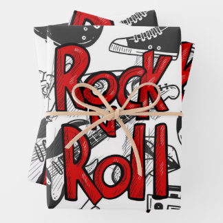 Rock N Roll Forever Wrapping Paper Sheets