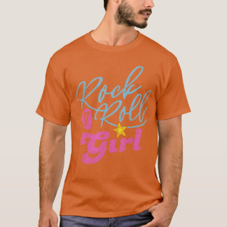 Rock N Roll Girl Purple Darla Rock and Roll Girl S T-Shirt