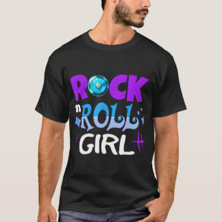 Rock N Roll Girl Rock Lover Music T-Shirt