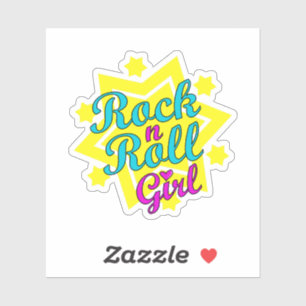 Rock n Roll Girl Sticker