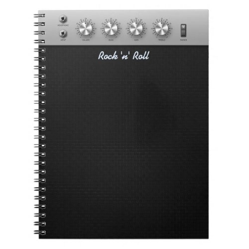 Rock n Roll Guitar Amplify Notebook