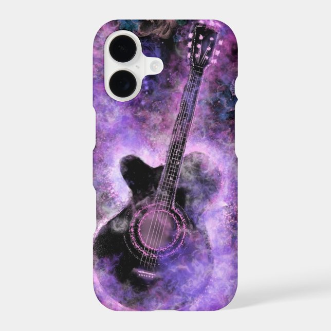 Rock n Roll Guitar iPhone Case (Back)