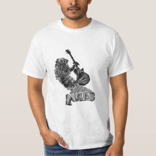 Rock N Roll Guitar Player T-Shirt I Love Rock