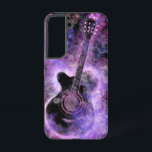 Rock n Roll Guitar Purple I Love Rock Music Samsung Galaxy S22 Case<br><div class="desc">Rock Guitar Music - Magic Sound - Choose / Add Your Unique Text / Name / Color - Make Your Special Gift - Resize and move or remove and add elements / text with customization tool ! Drawing and Design by MIGNED. Please see my other projects / paintings. You can...</div>
