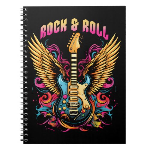 Rock n Roll Guitar wings Notebook