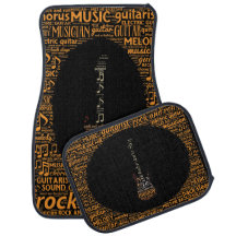 Rock n Roll Guitar Word Art