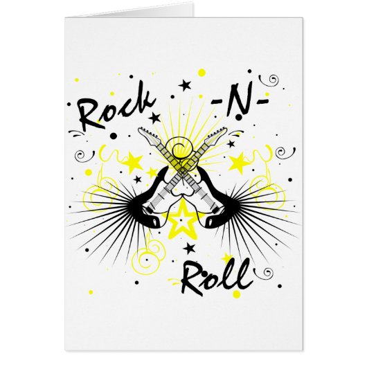 Rock n Roll Guitars Cards (Front)