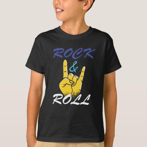 Rock N Roll Hand Sign T_Shirt