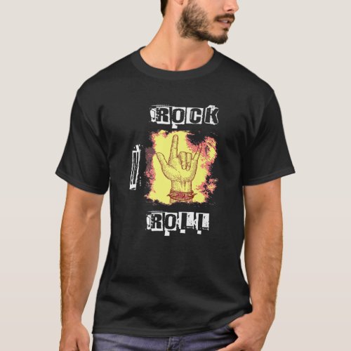 Rock N Roll Hardrock Heavymetal Music Gift T_Shirt