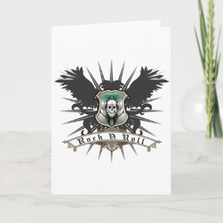 Rock n Roll Heraldry Card