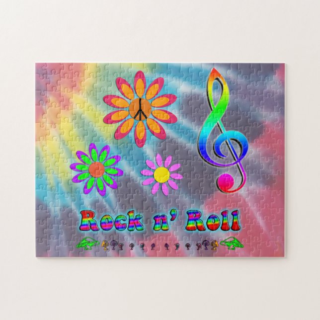Rock n' Roll Jigsaw Puzzle (Horizontal)