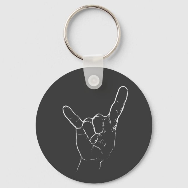 Rock 'n Roll Keychain (Front)