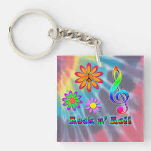 Rock n' Roll Keychain