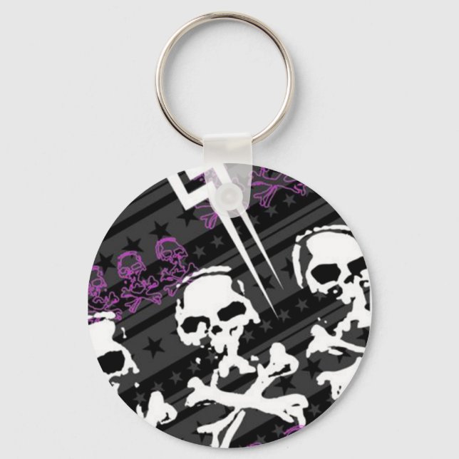 Rock N Roll Keychain (Front)