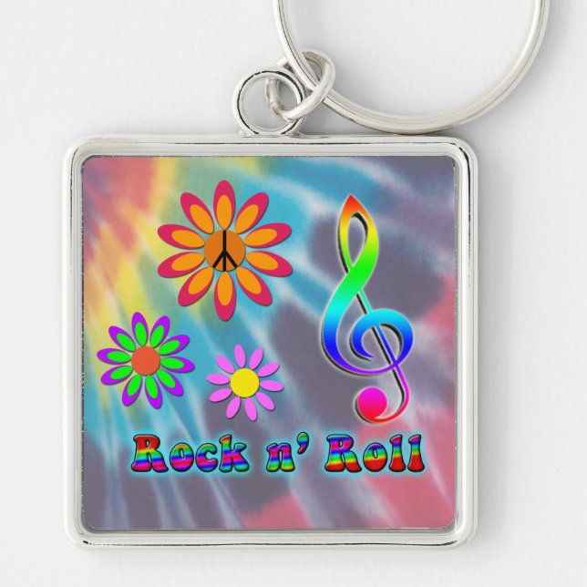 Rock n' Roll Keychain (Front)