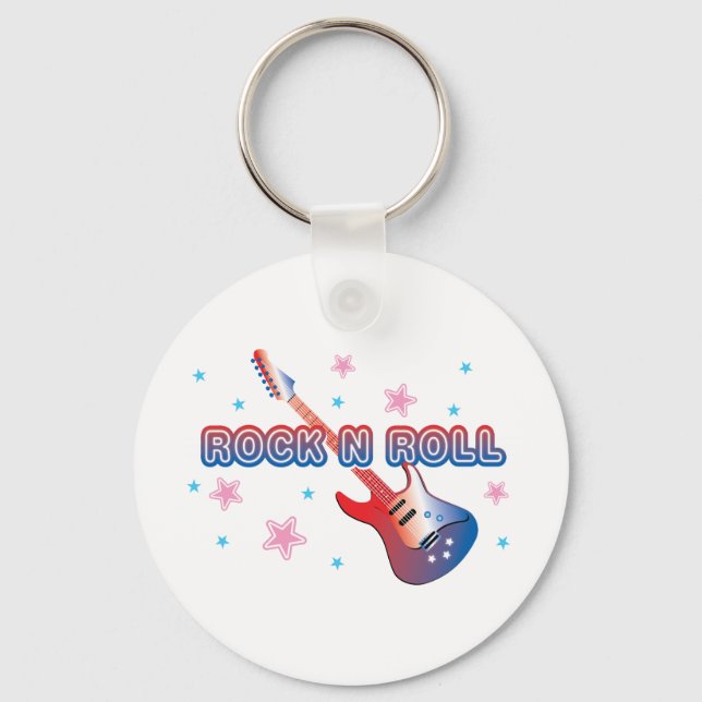 Rock N Roll Keychain (Front)