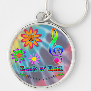 Rock n' Roll Keychain