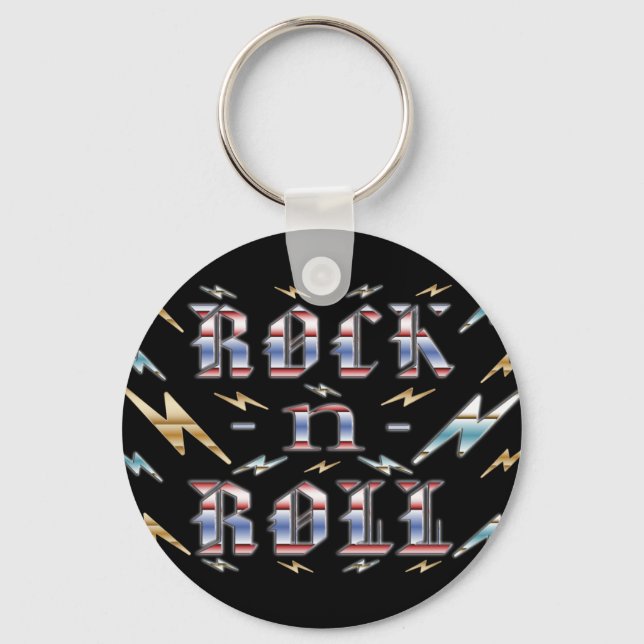 Rock-n-Roll Keychain (Front)