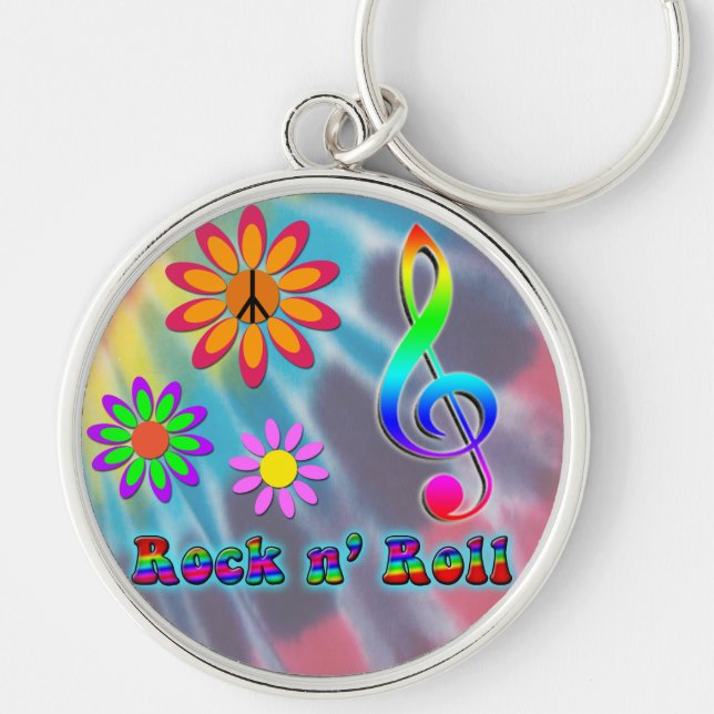 Rock n' Roll Keychain (Front)