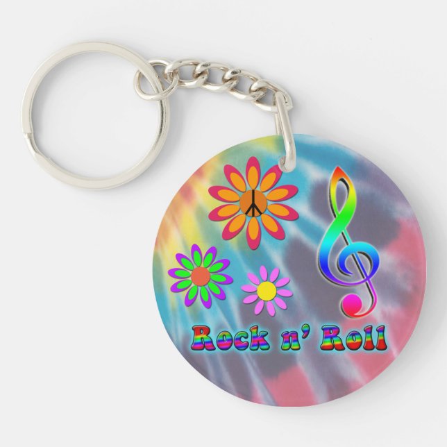 Rock n' Roll Keychain (Front)