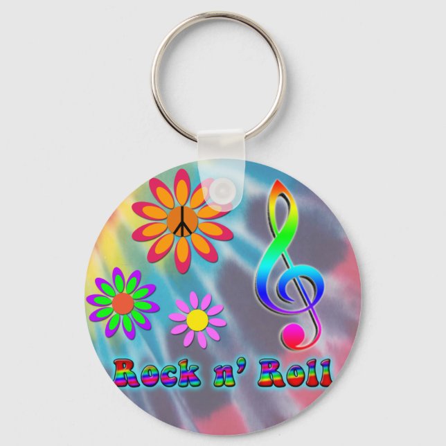 Rock n' Roll Keychain (Front)