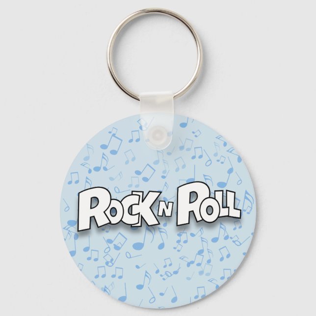 Rock N Roll Keychain (Front)