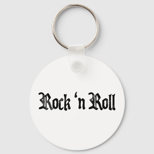 rock n roll keychain (Front)