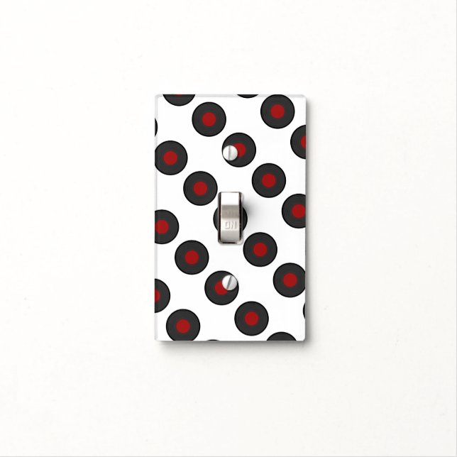 Rock N Roll Light Switch Cover (In Situ)