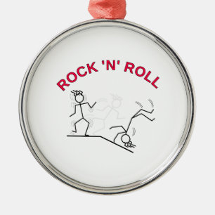 Rock 'N' Roll Metal Ornament