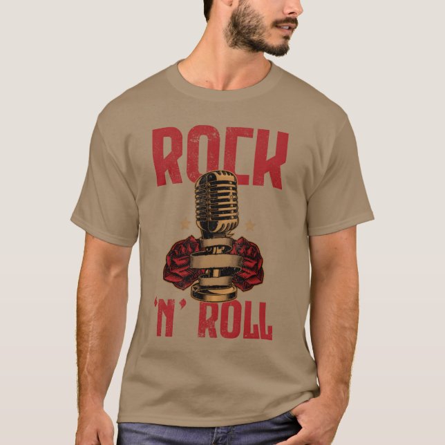 Rock n Roll Music Dancing Concert Festival family T-Shirt (Front)