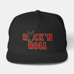 ROCK N ROLL Music Rocks Snap Back Hat