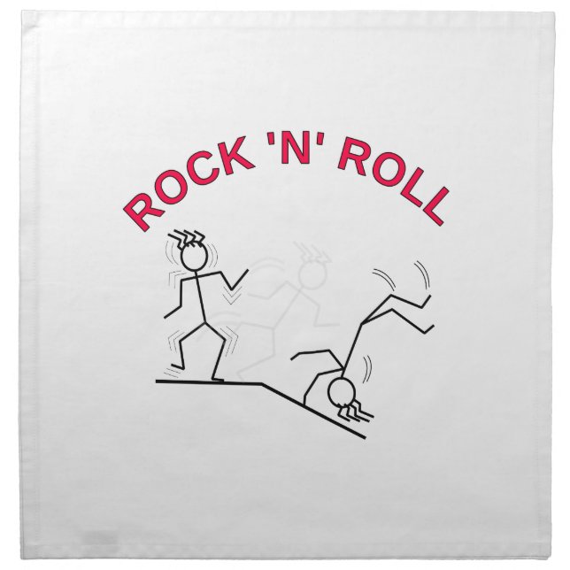 Rock 'N' Roll Napkin (Front)