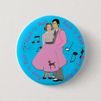 Rock ' n Roll Pinback Button