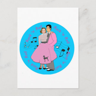 Rock ' n Roll Postcard
