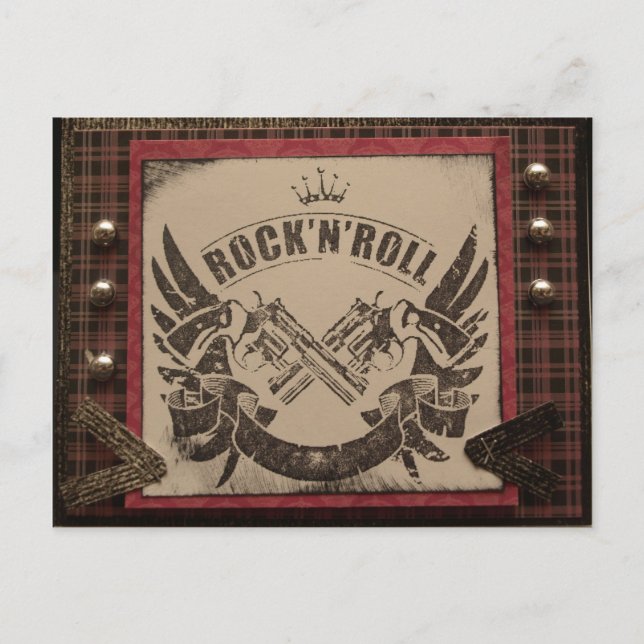Rock N Roll Postcard (Front)